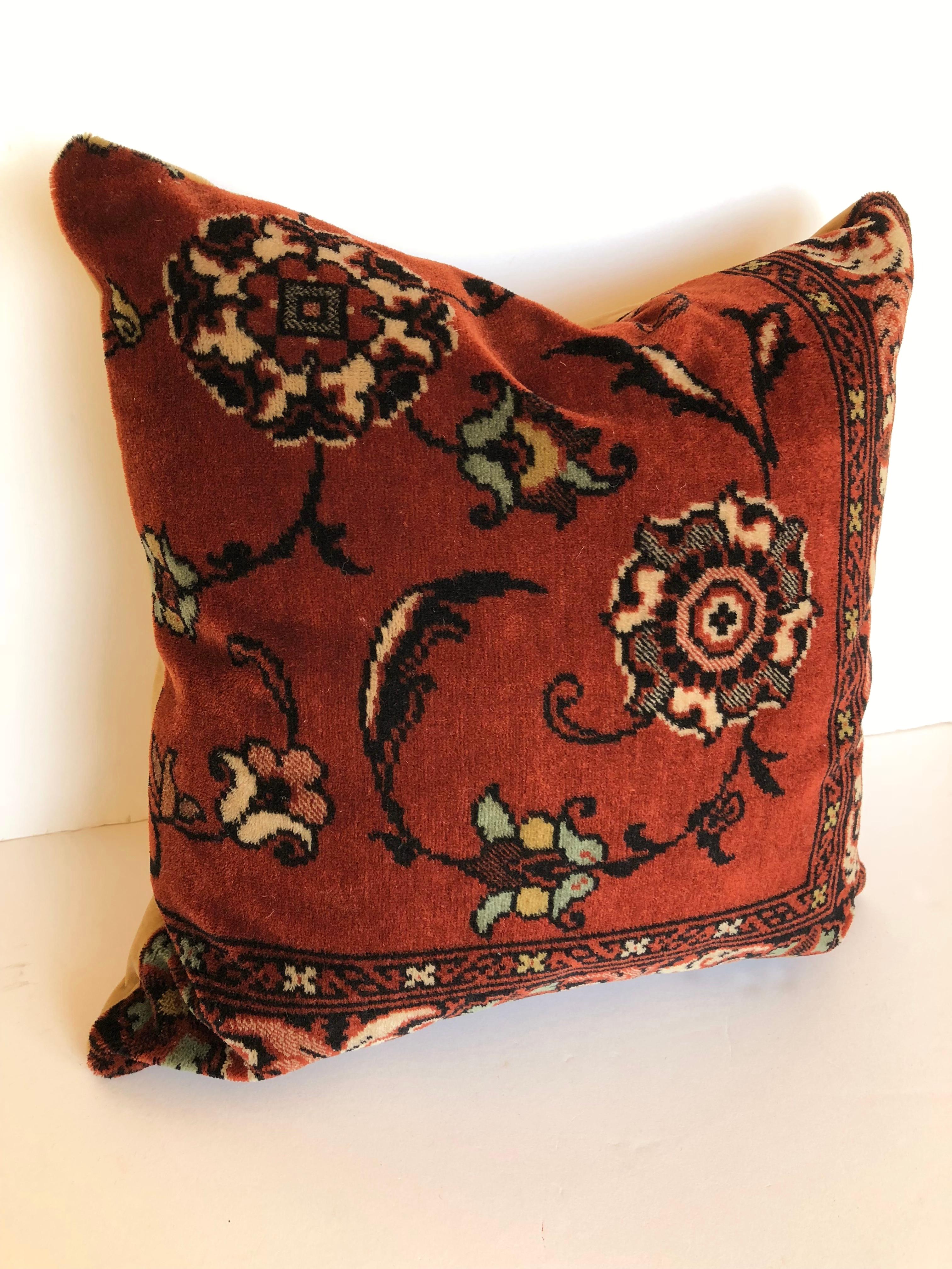 Dutch Custom Pillows by Maison Suzanne, Cut from a Vintage Mohair Textile, Netherlands For Sale