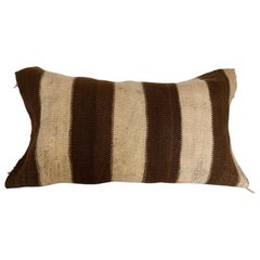 Custom Pillows Cut from a Vintage Moroccan Wool Ourika Rug, Atlas Mountains Custom Pillows Cut from a Vintage Moroccan Wool Ourika Rug, Atlas Mountains