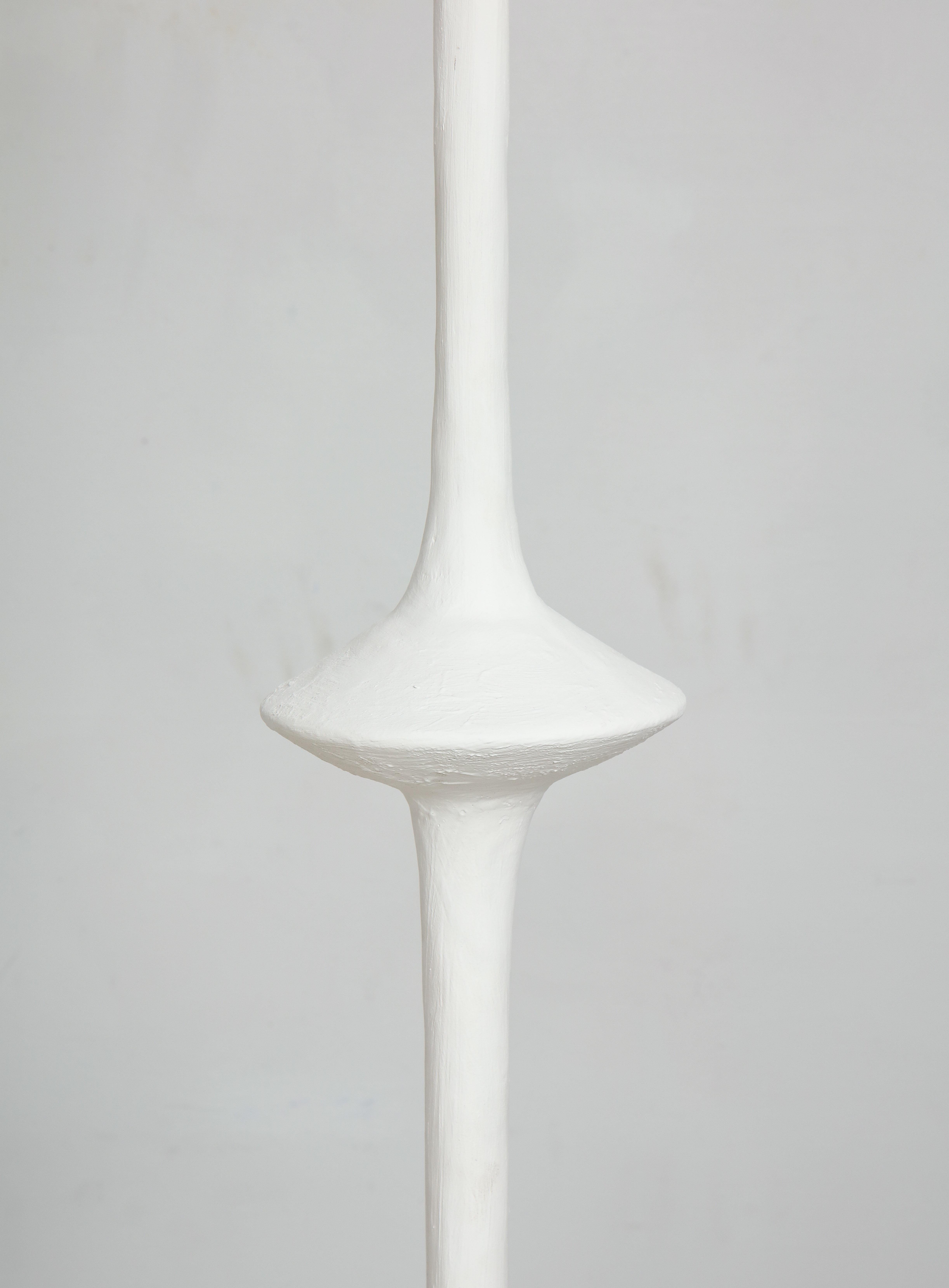 Custom Plaster Floor Lamp in the Giacometti Manner For Sale 1