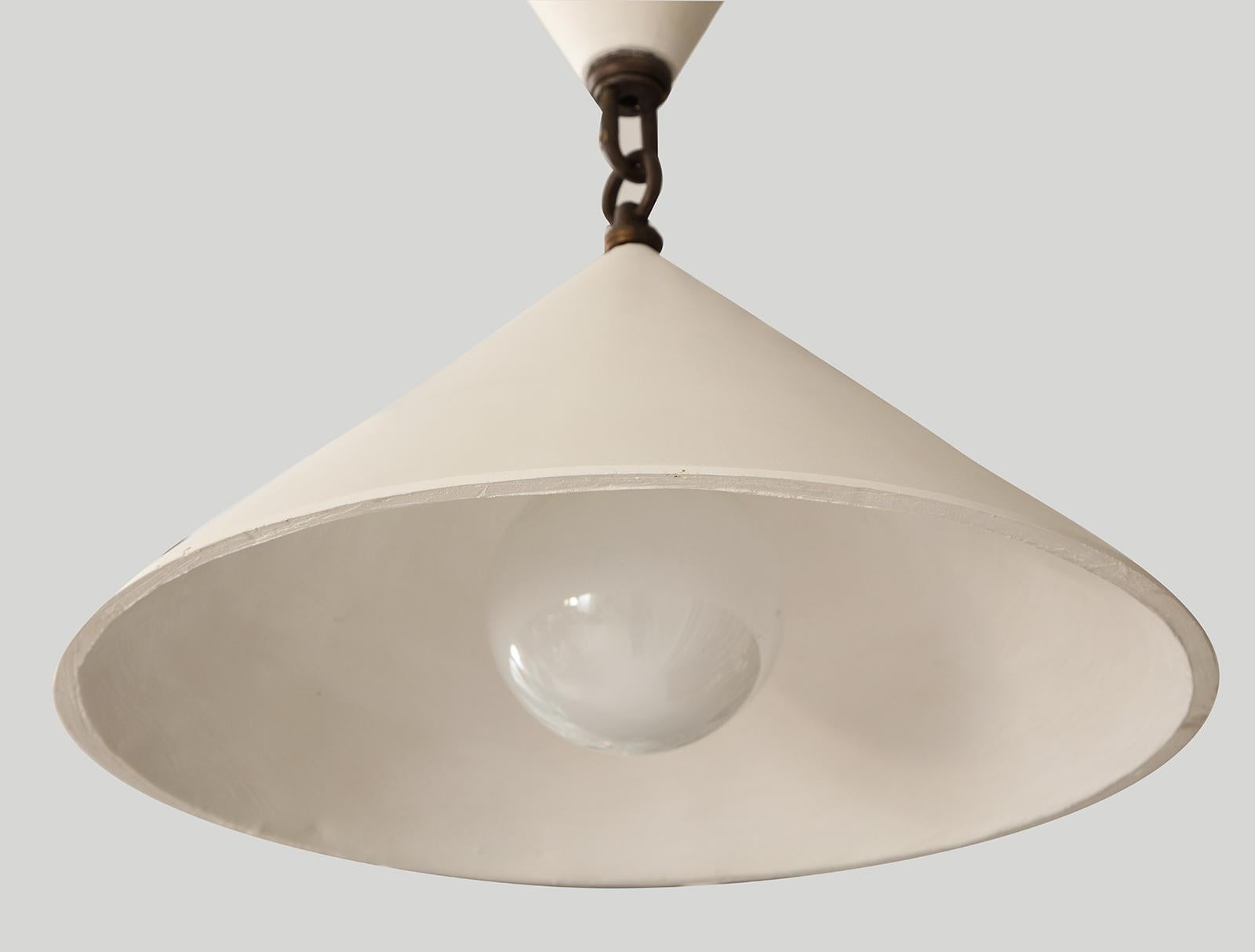 Custom Plaster Lev Fixture In New Condition For Sale In New York, NY