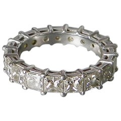 Custom Platinum Diamond Eternity Band Ring