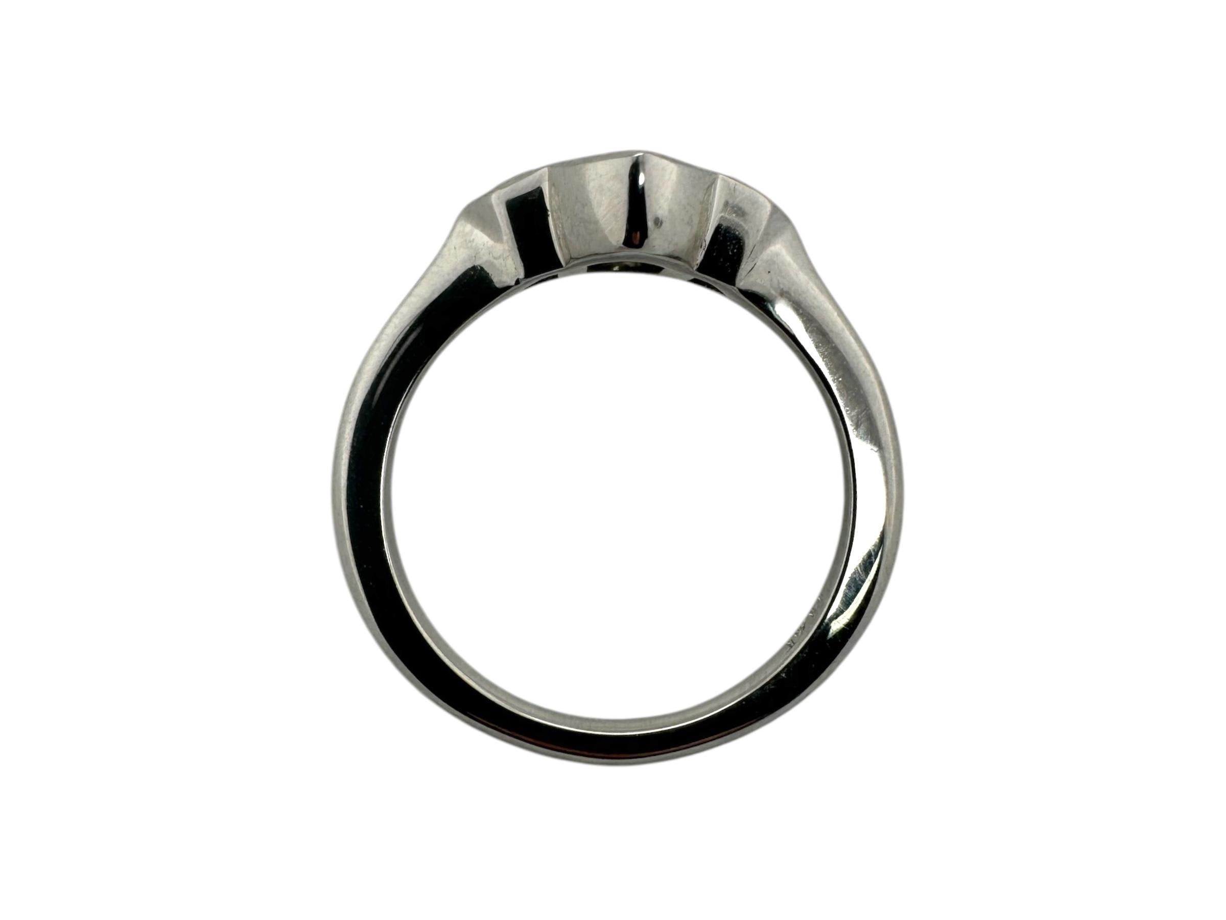 Custom Platinum Marquise Diamond Engagement Ring GIA For Sale 5