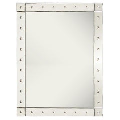 Clear Etched Ponti Style Mirror