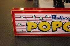 Custom Popcorn Light Up Sign