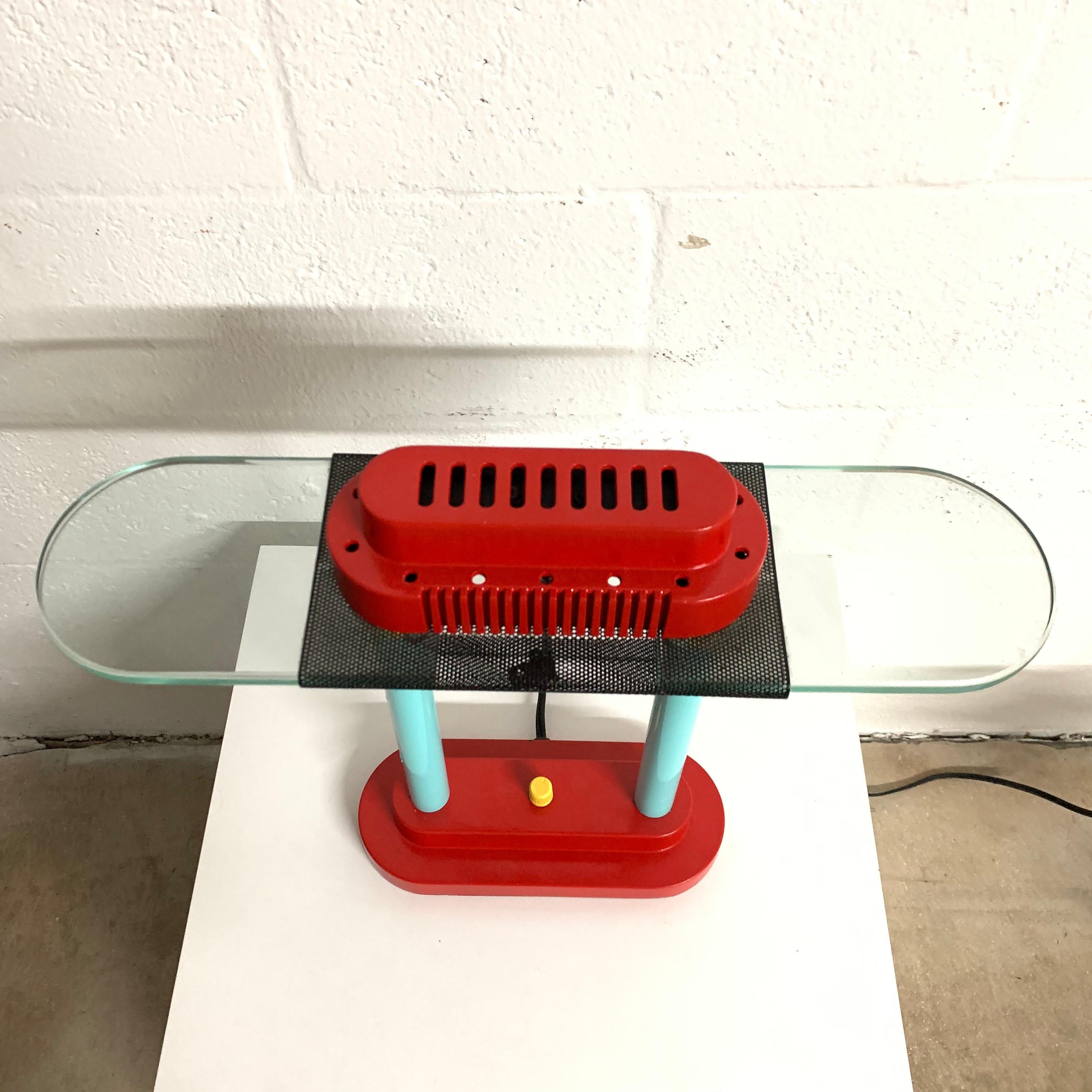 American Custom Postmodern Robert Sonneman Memphis Lamp for George Kovacs, 1980s