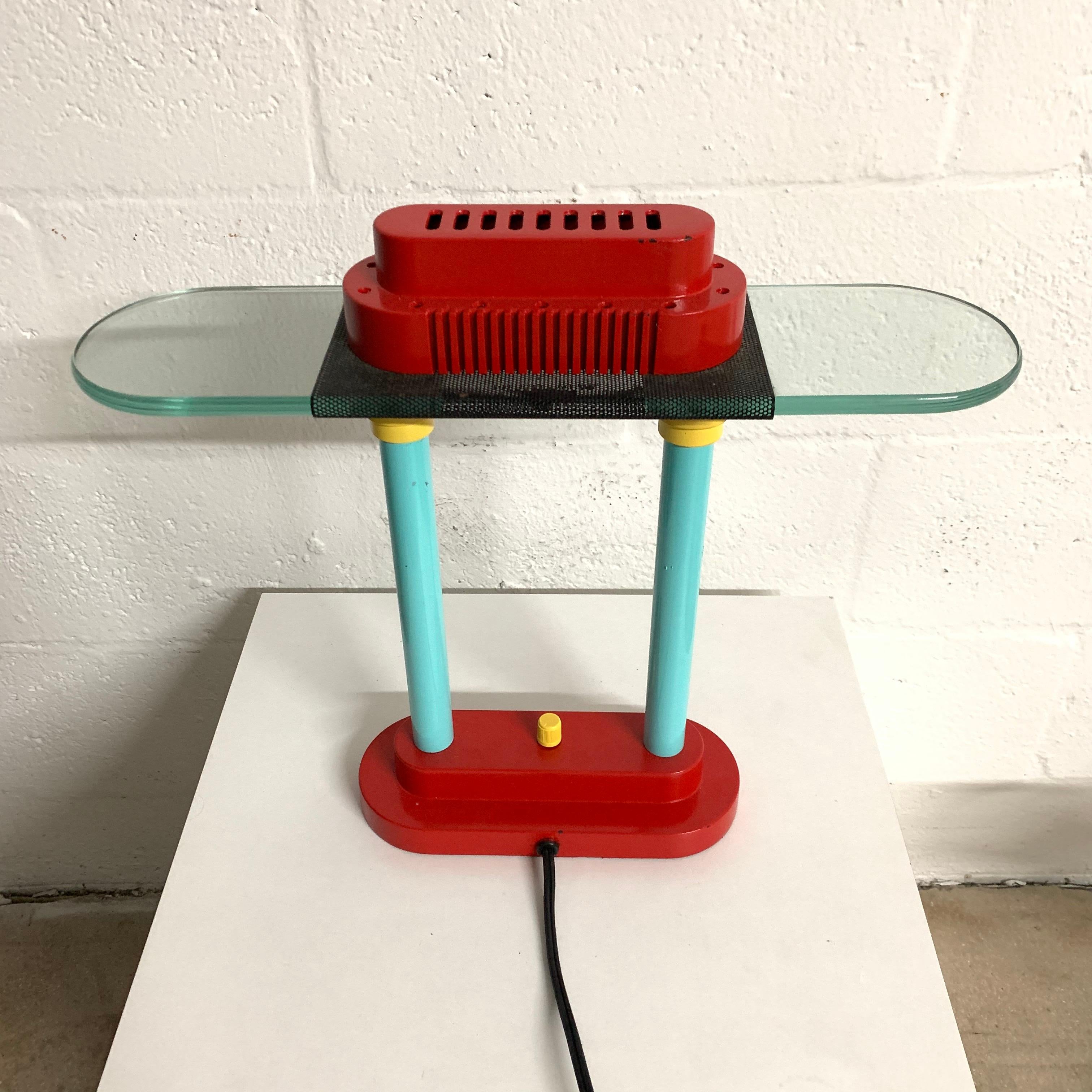 20th Century Custom Postmodern Robert Sonneman Memphis Lamp for George Kovacs, 1980s