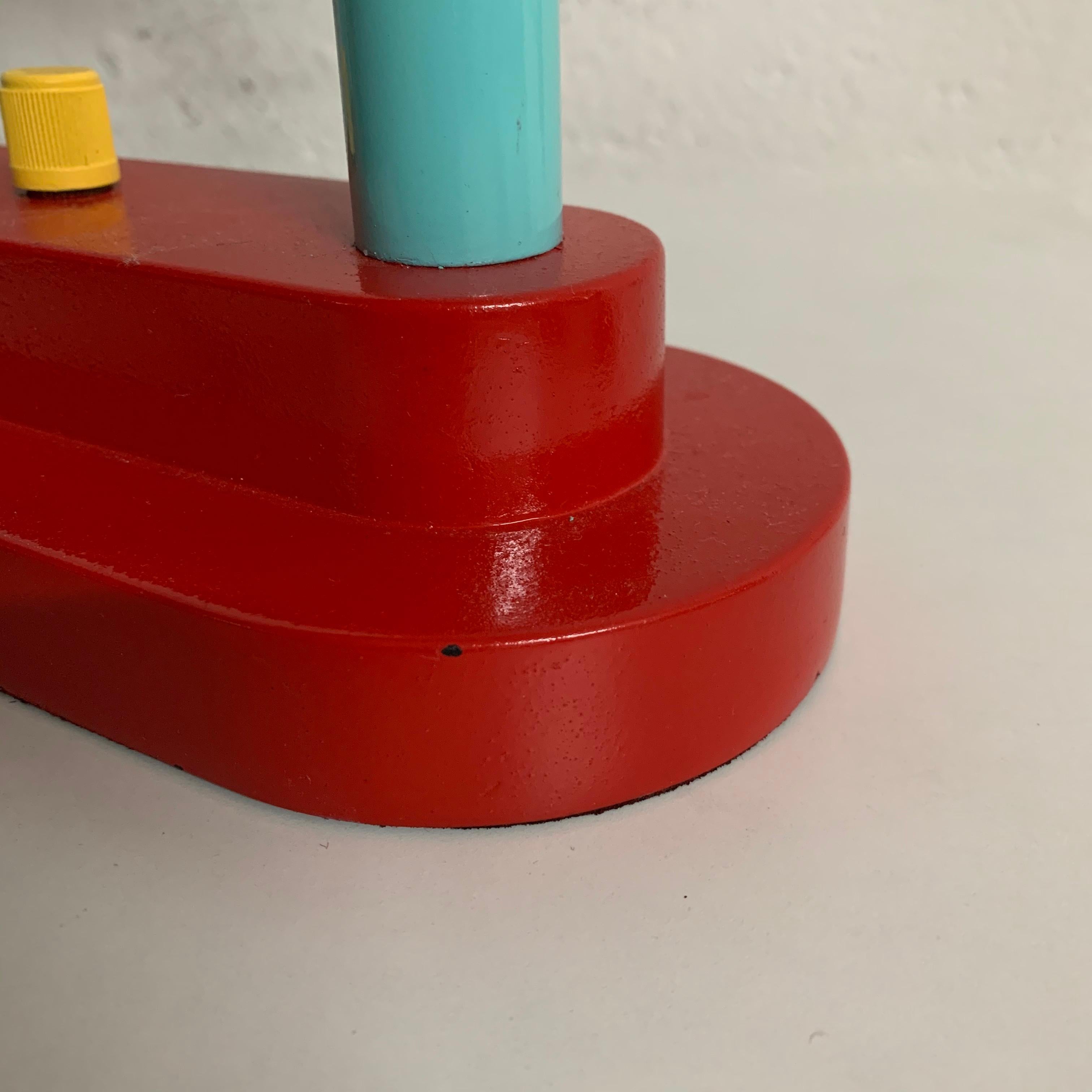 Custom Postmodern Robert Sonneman Memphis Lamp for George Kovacs, 1980s 1