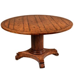 Used Custom Provincial Circular Dining Table