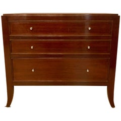 Custom Quality Three-Drawer Nightstand or End Table
