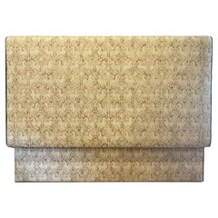 Custom Queen Headboard with Special Linen Pattern