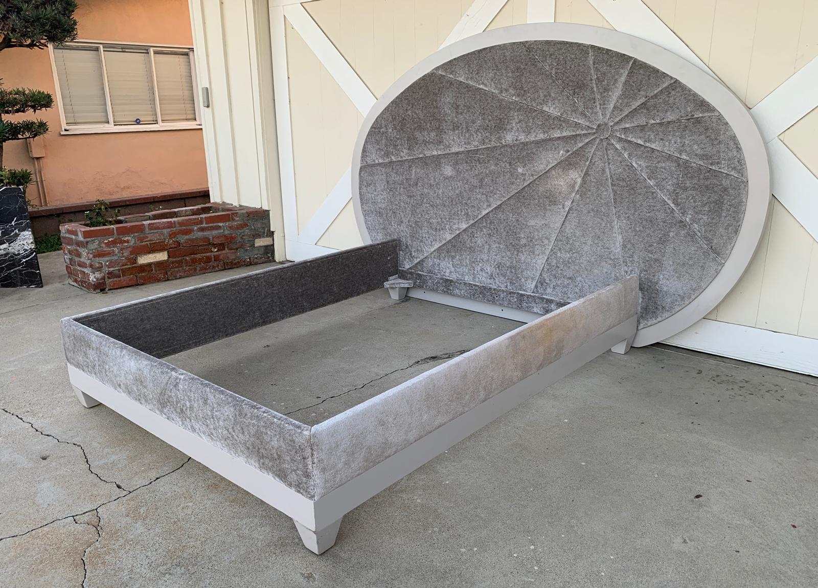 Upholstery Custom Queen Size Bed Made in San Francisco