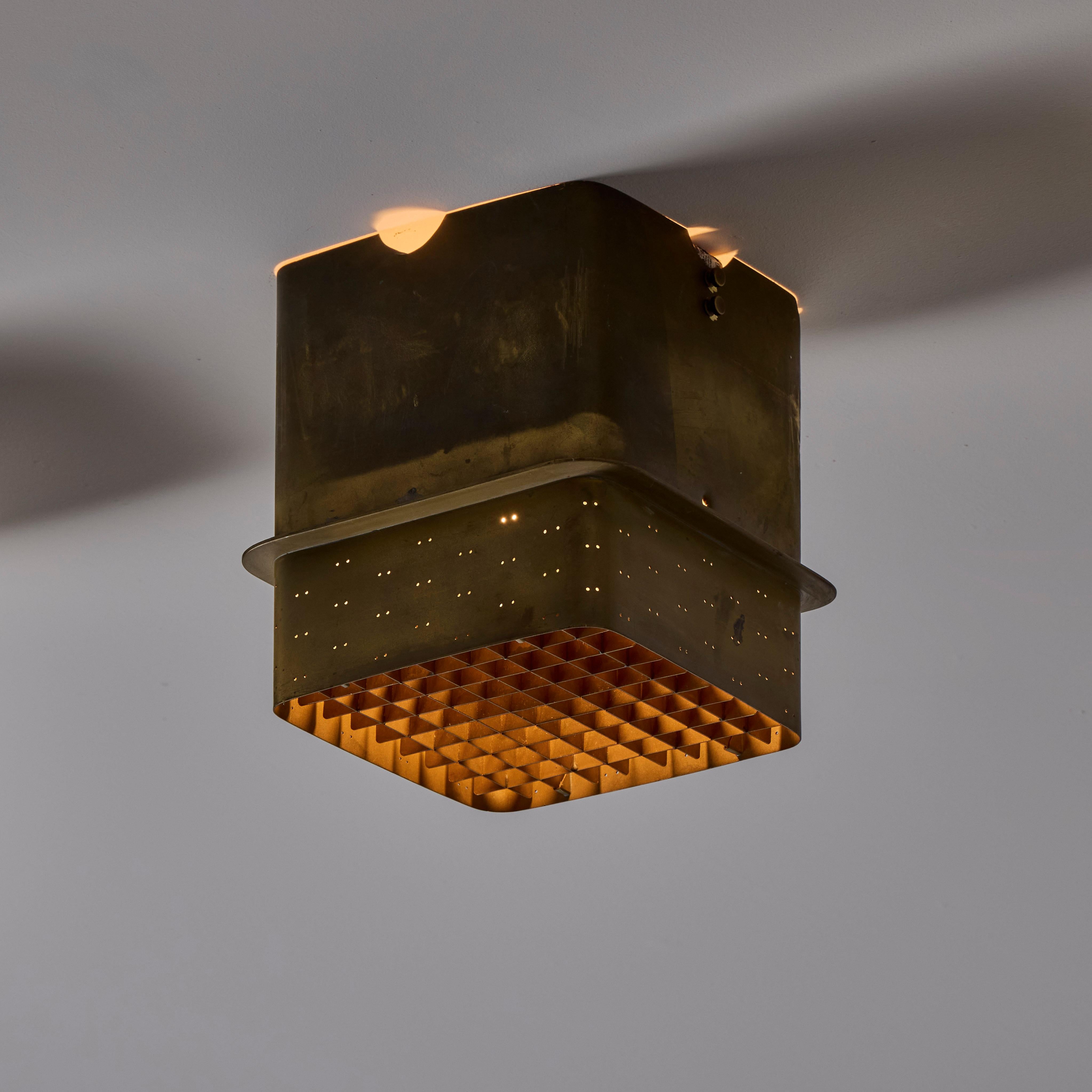Custom Recessed Flush Mounts by Paavo Tynell For Sale 2