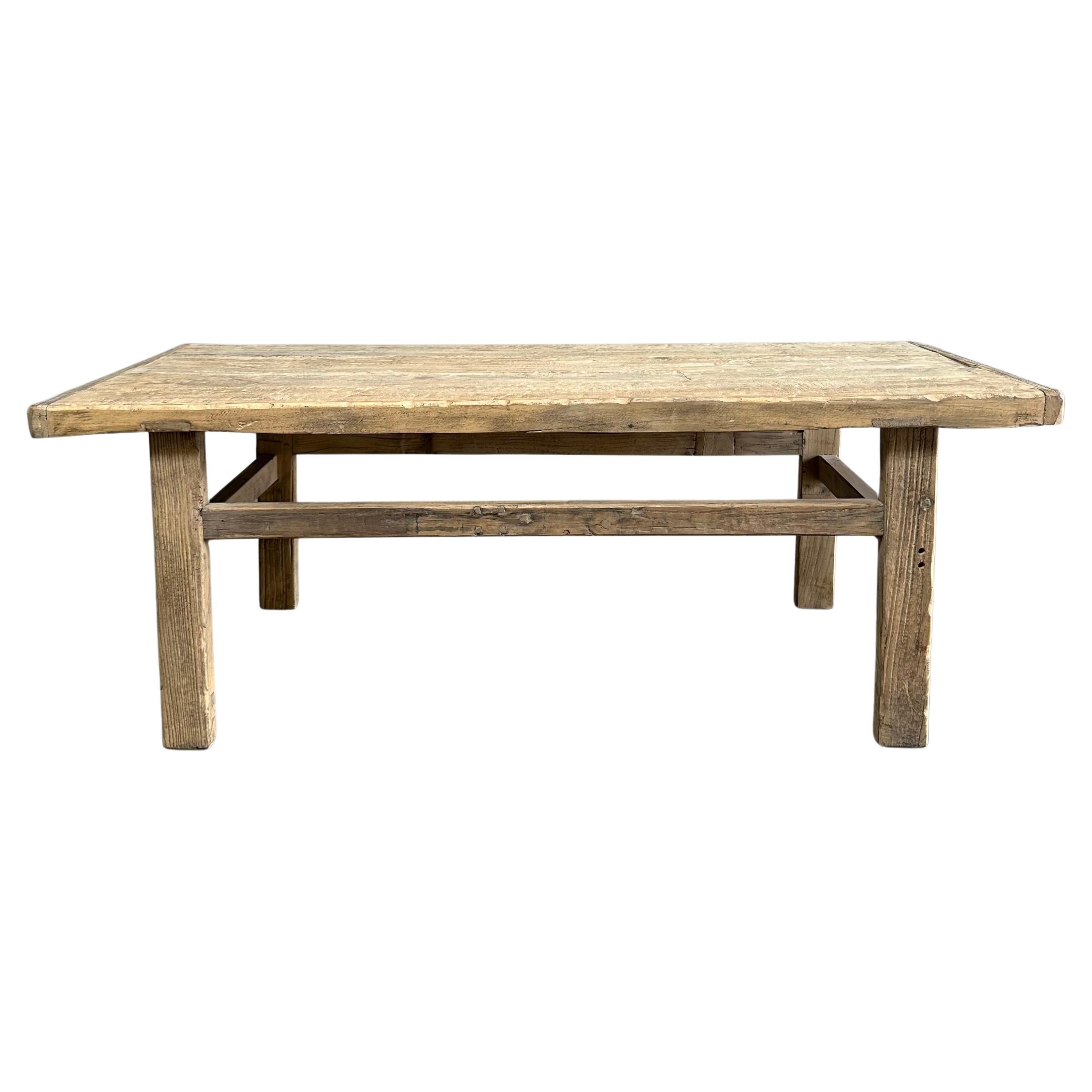 Lucca Reclaimed Elm Wood Coffee Table