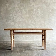 Custom Reclaimed Elm Wood Console Table - 55"