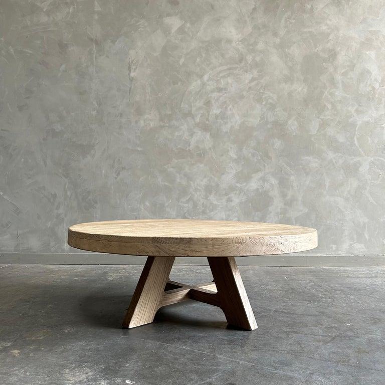 rustic elm coffee table