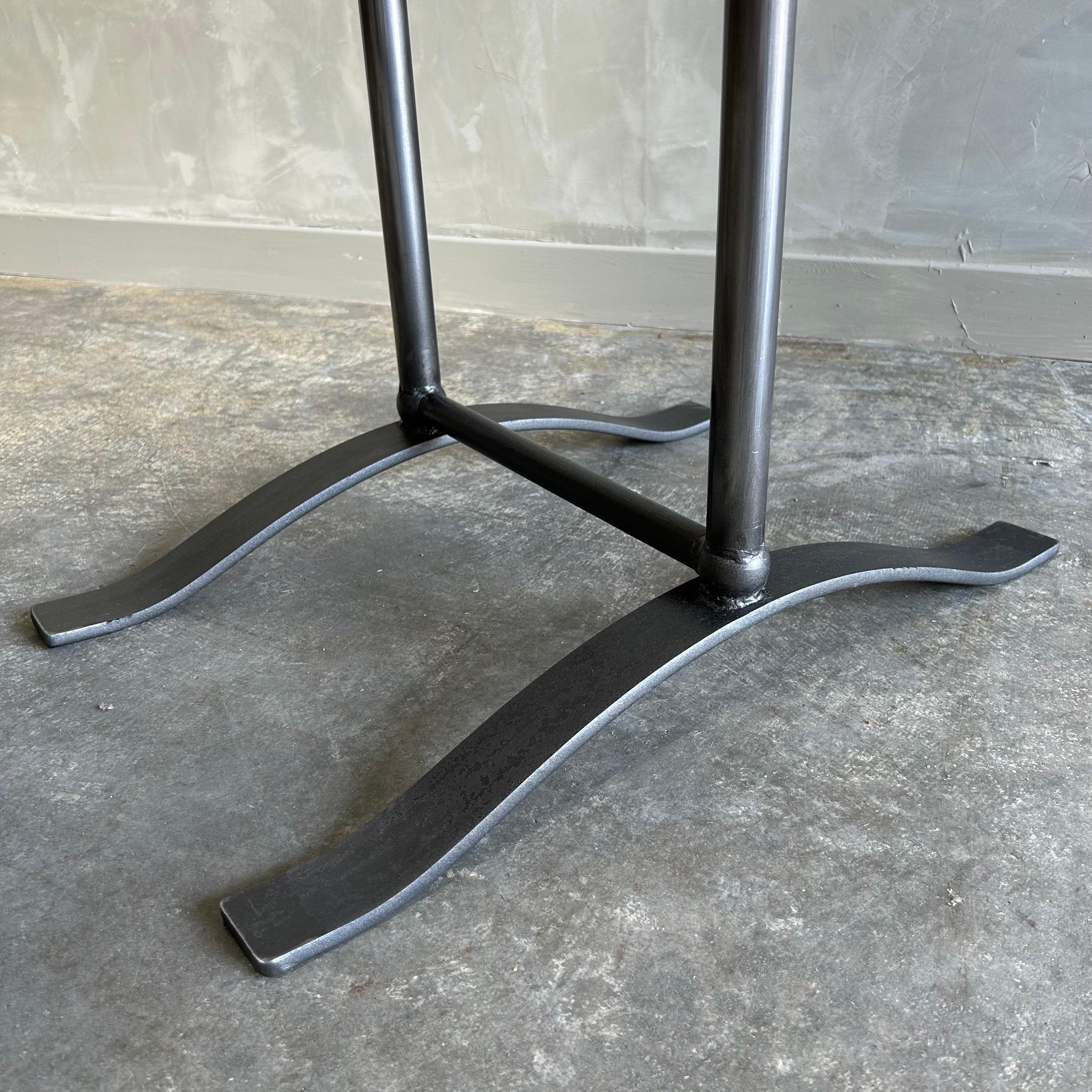 Custom Reclaimed Wood and Iron Console Table 5