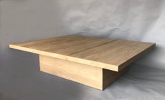 Custom Wood Modern Coffee Table by Dos Gallos Studio