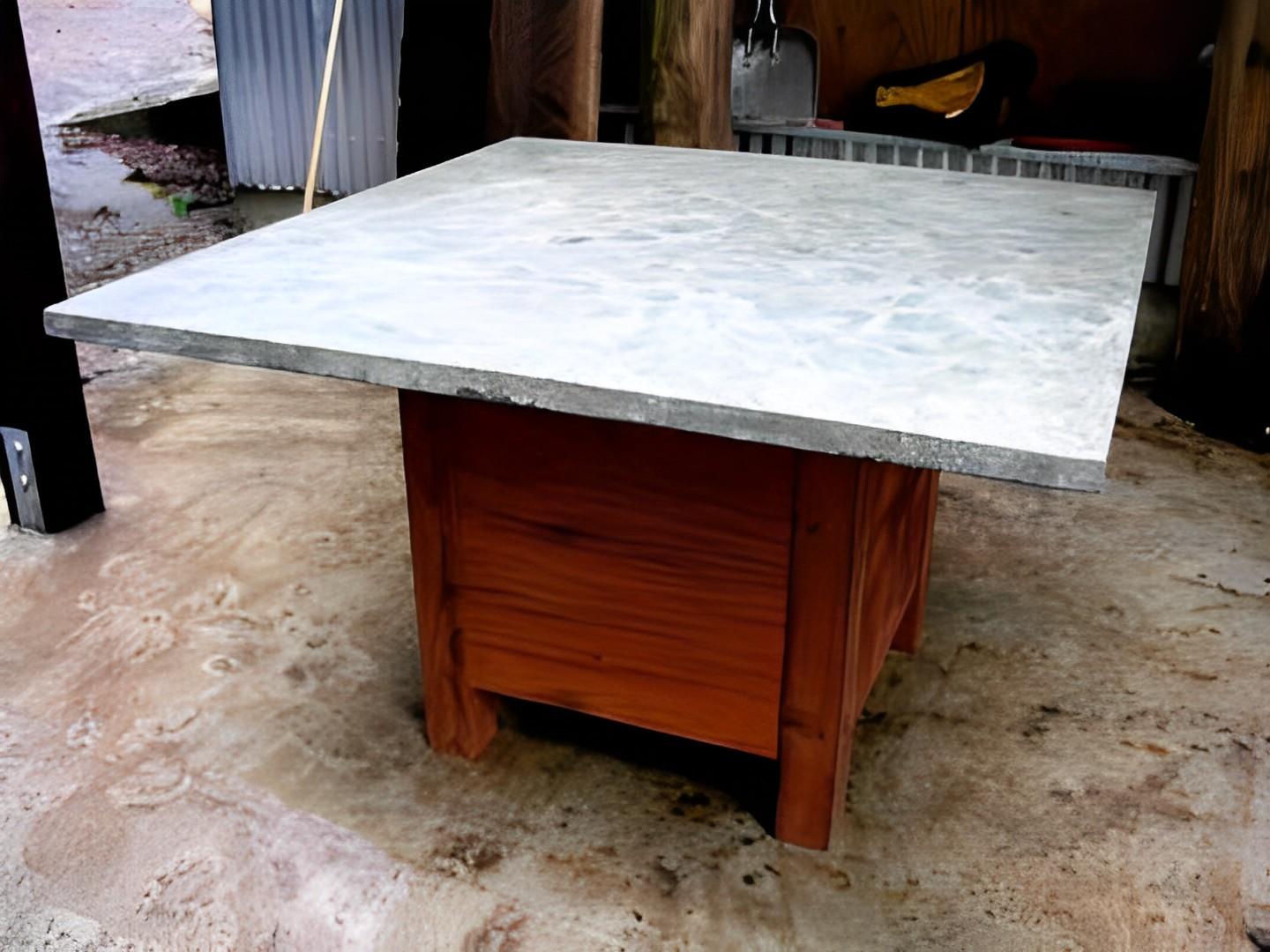 Custom Rectangular Concrete Bench or Dining, Console, Coffee Table Tops For Sale 3