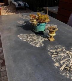 Custom Rectangular Concrete Bench or Dining, Console, Coffee Table Tops