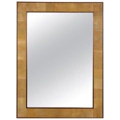 Retro Custom Rectangular Shagreen Mirror