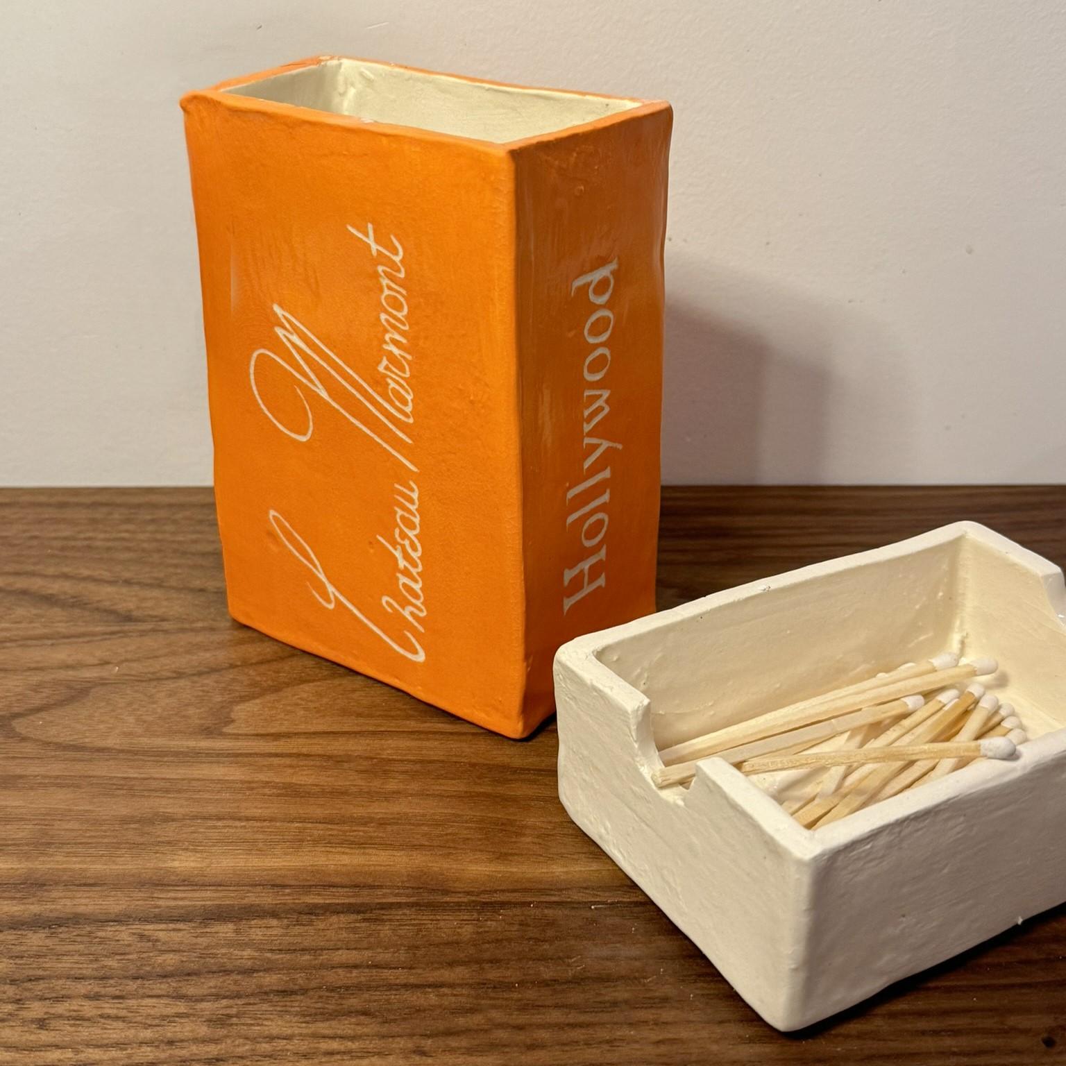 Caja de cerillas de cerámica sobredimensionada personalizada para restaurante en venta 2
