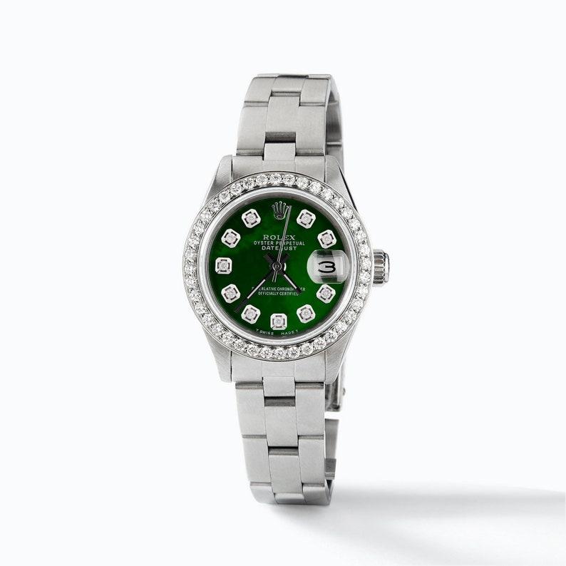 Contemporary Custom Rolex Datejust Ladies Oyster Watch