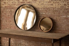 Custom Round Wood Wall Mirror  Rita Mirror by Alabama Sawyer