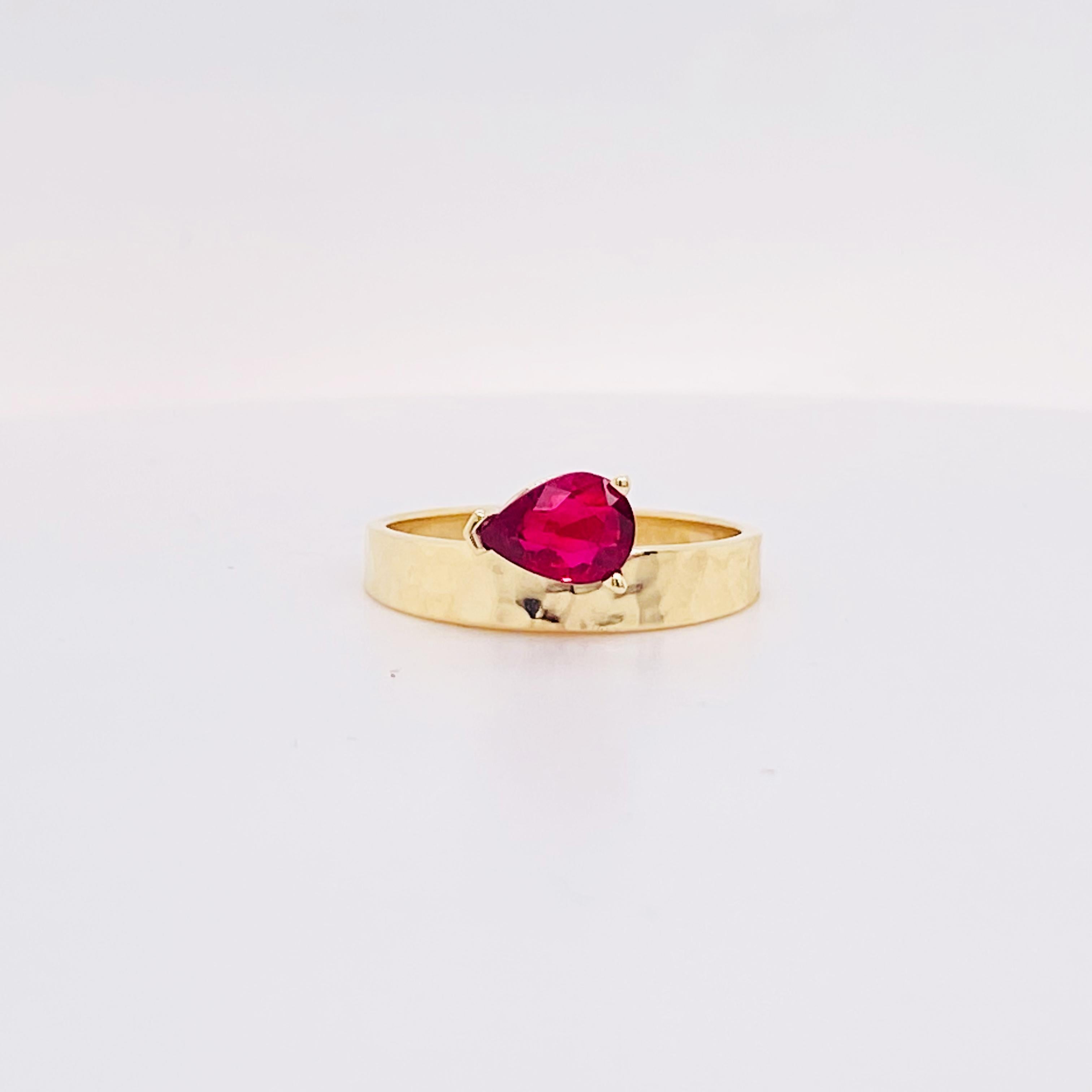 custom ruby rings