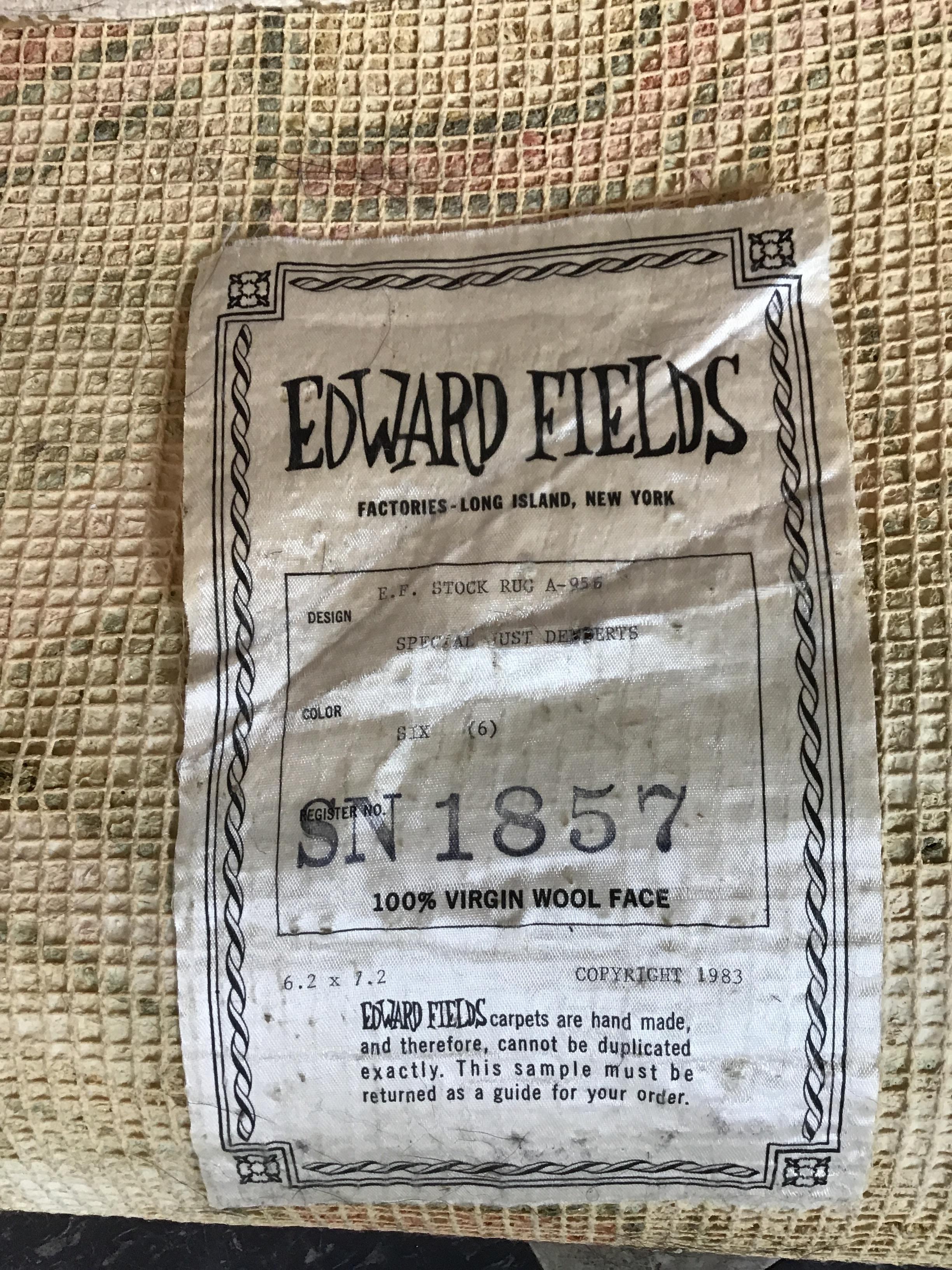 Late 20th Century Custom Rug by Edward Fields