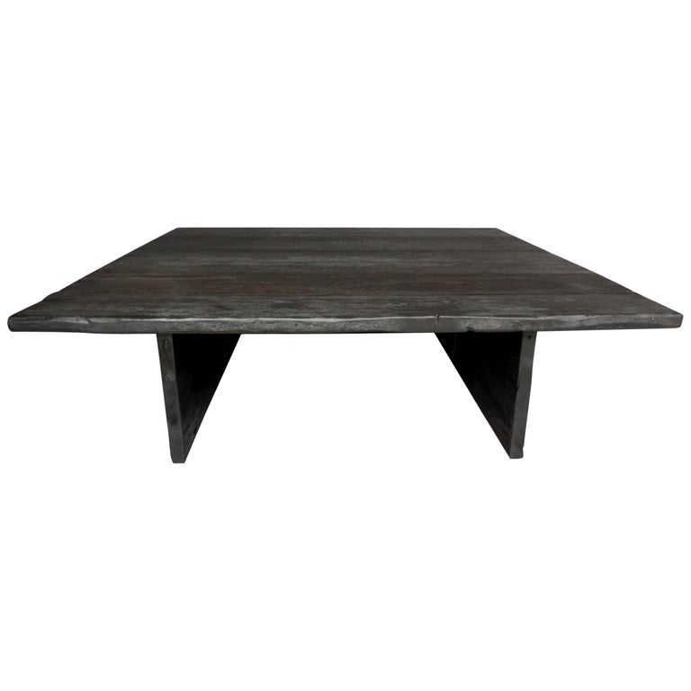 Custom Rustic Modern Coffee Table For Sale At 1stdibs