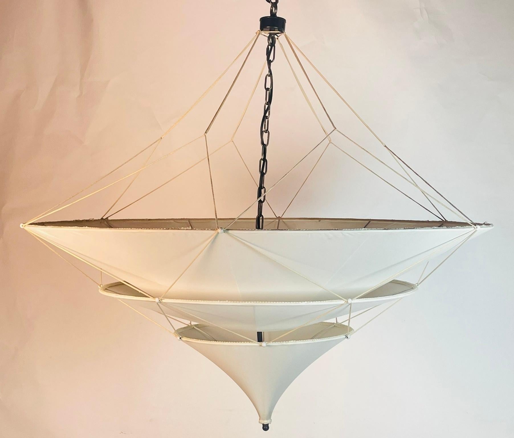 Hand-Crafted Custom Sabine Chandelier by Oly Studio. For Sale
