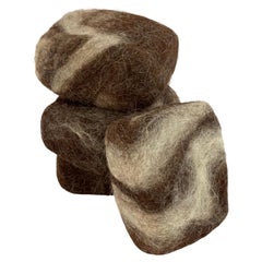 Custom Sandalwood Patchouli CCS Felted Alpaca Wool Soap