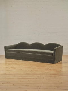 Custom Scalloped Back Sofa by The Somerset House