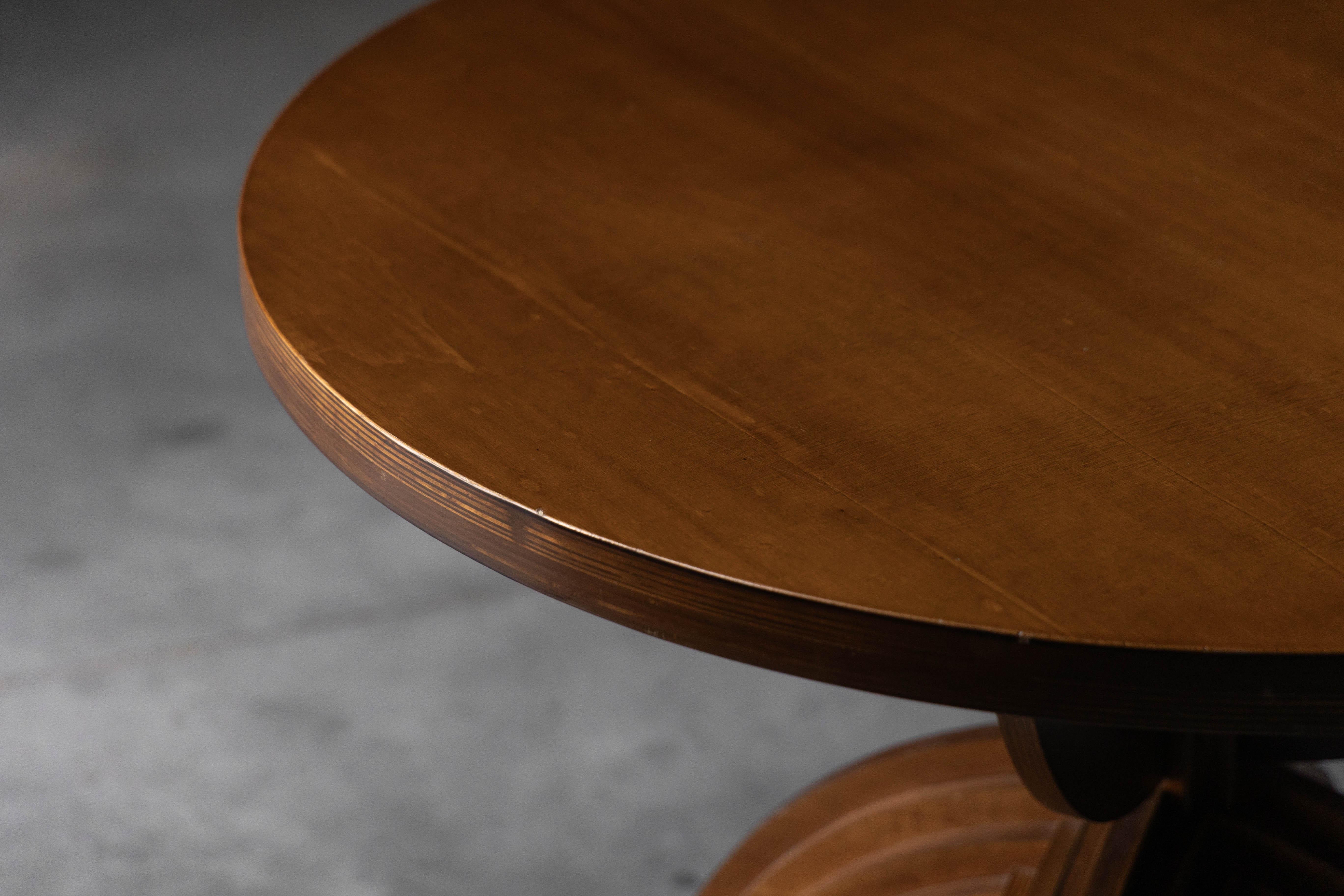 Custom Sculptural Table by Mario Ceroli, Italy, 1970s For Sale 3