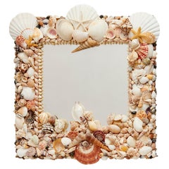 Custom Sea Shell incrusted Mirror