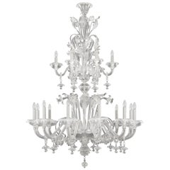 Custom set 2 x Caesar 18 arms chandeliers + 2 x 5 arms Toffee wall lamps
