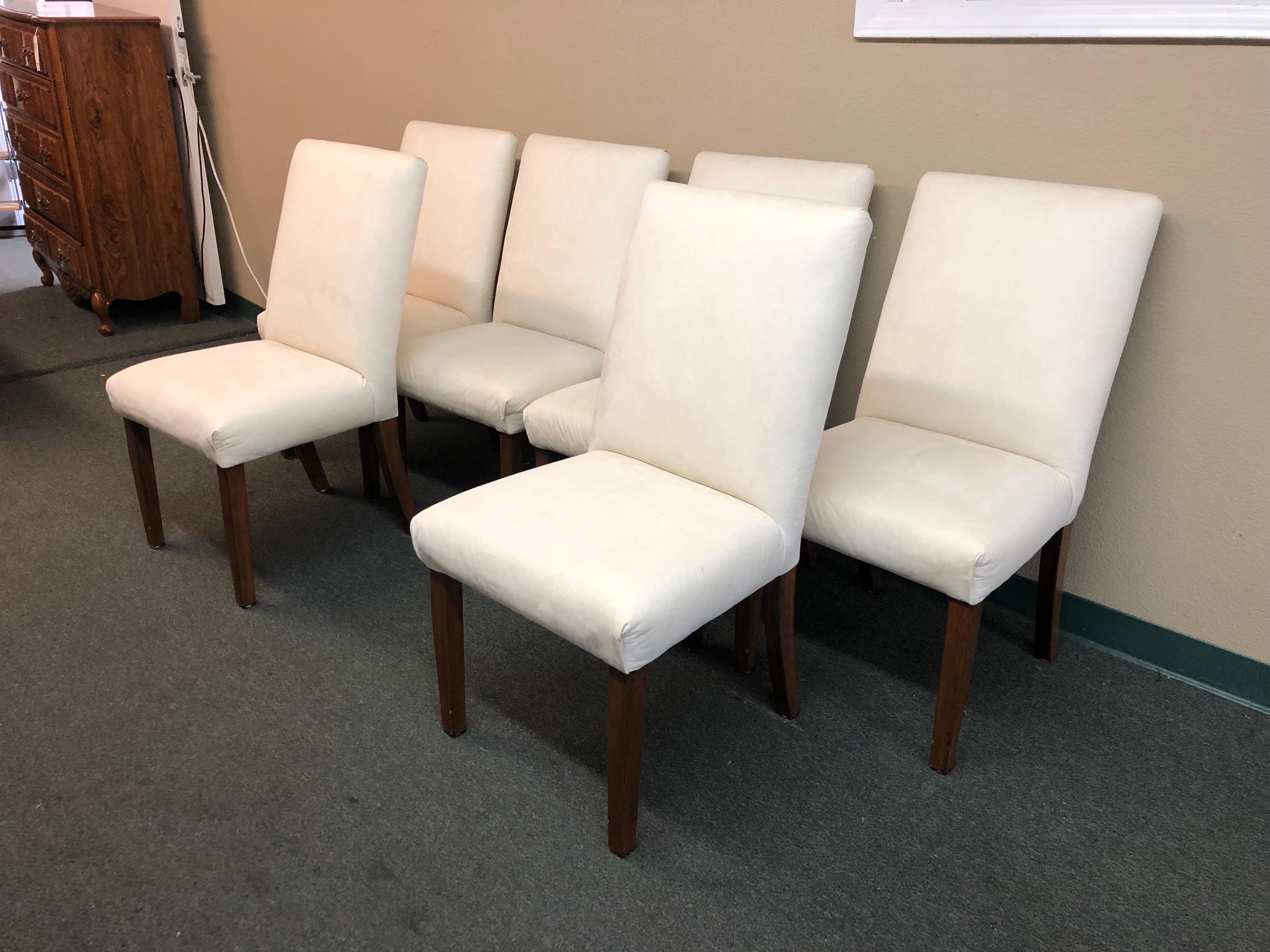 American Craftsman Custom Set of Six Contemporary Dining Chairs For Sale