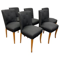 Custom Set of Six Dining Chairs by Robsjohn-Gibbings