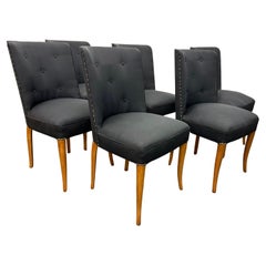 Custom Set of Six Dining Chairs by Robsjohn-Gibbings