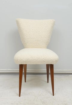 Maßgefertigtes Set aus sechs italienischen Esszimmerstühlen im Mid-Century-Modern-Stil