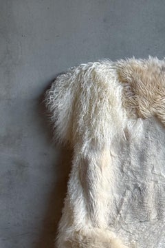 Pelle di pecora personalizzata da Carine Boxy -- Tappeto "Smile