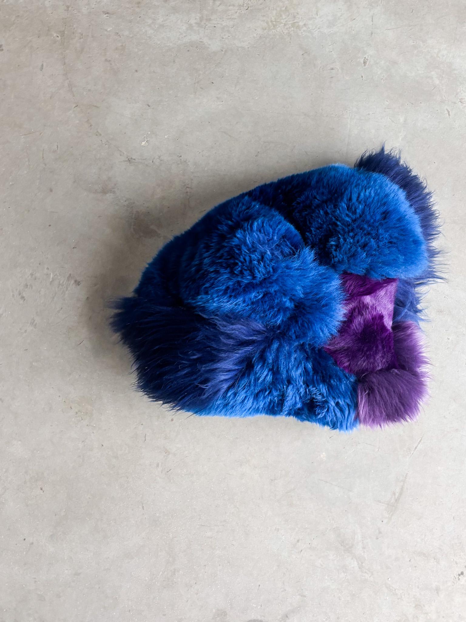 Contemporary Custom sheepskin Sculptural by Carine Boxy -- 