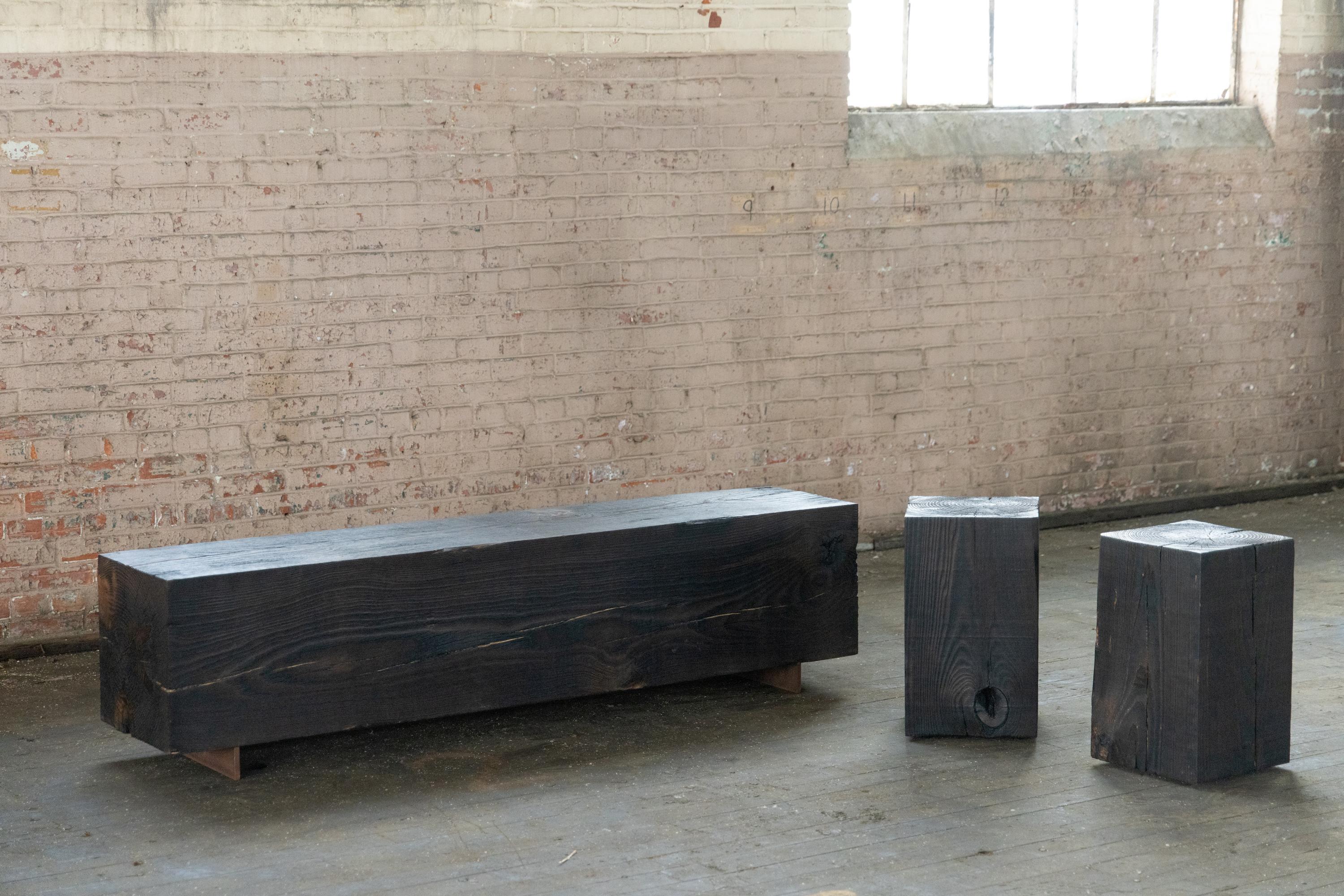 steel beam bench