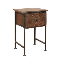 Custom Side Chest with 18th Century Carved Spanish Drawer