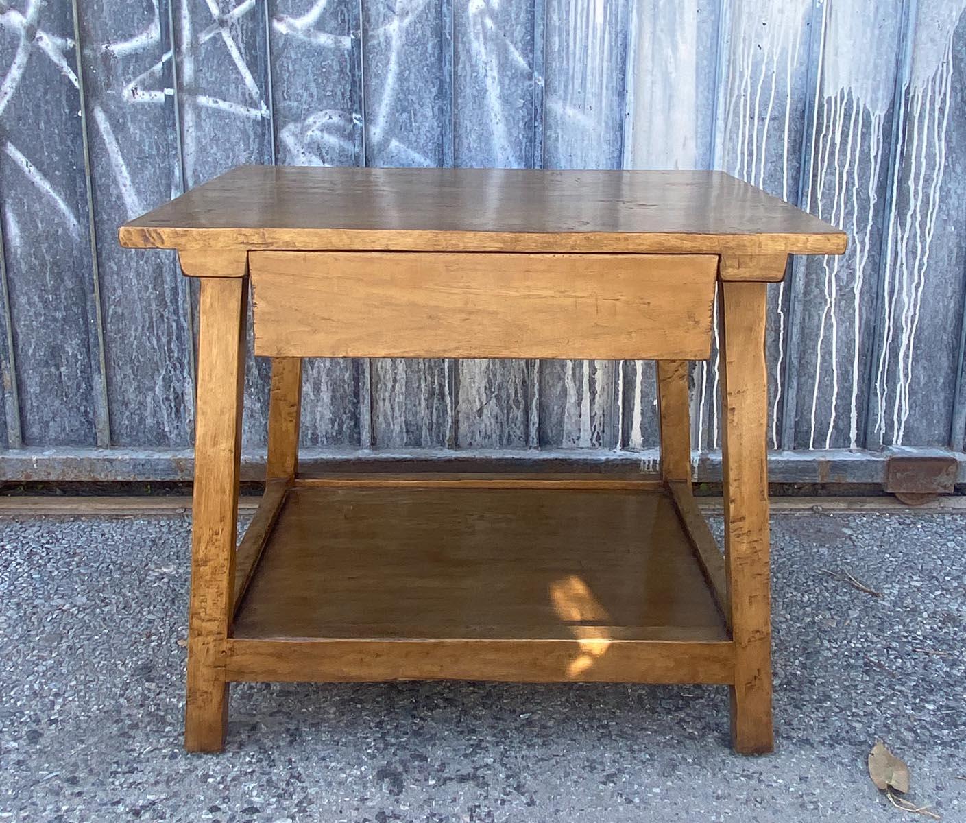 Contemporary Custom Side Tables or Nightstands in Walnut by Dos Gallos Studio For Sale