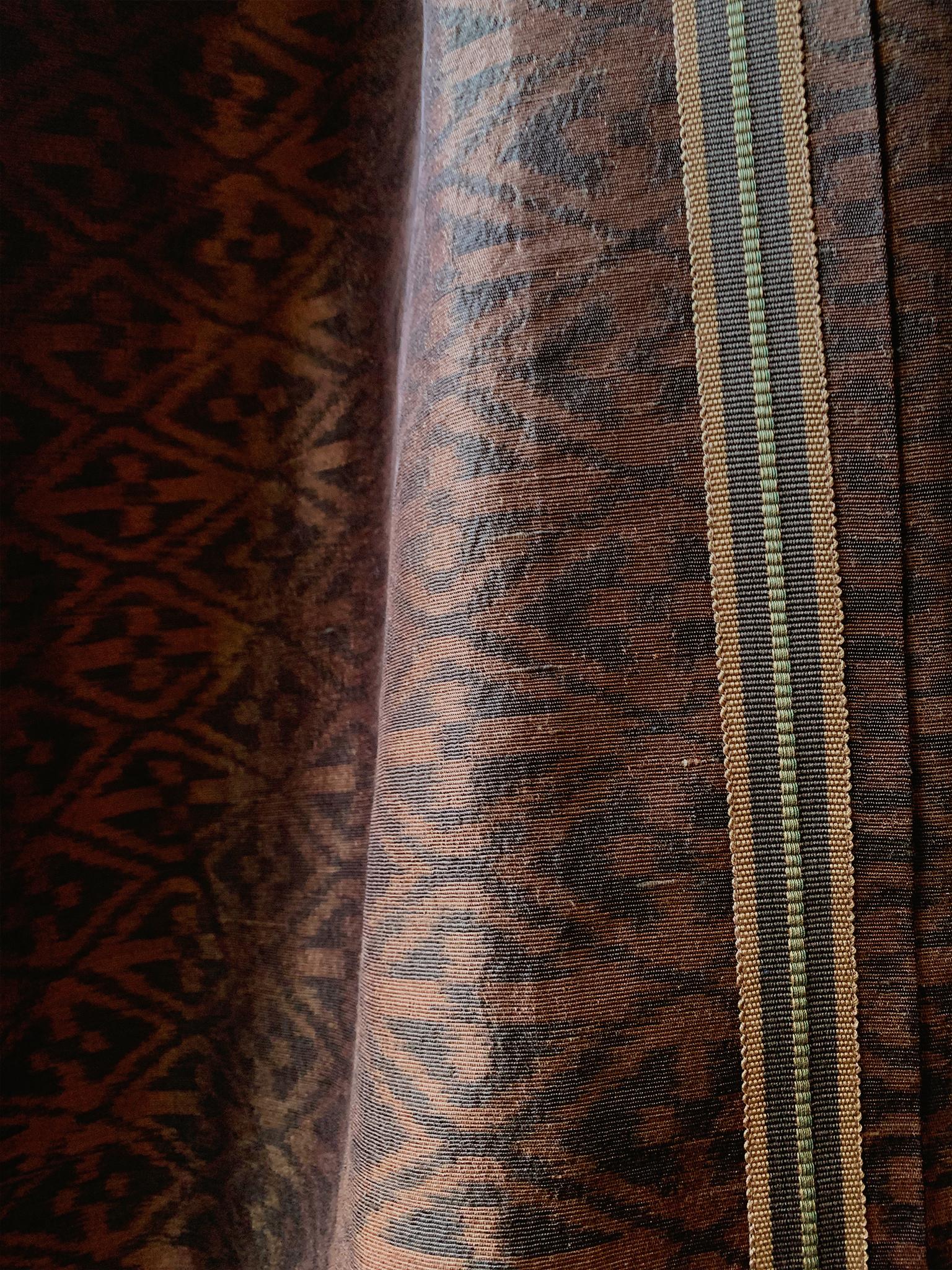 Custom Silk Curtain Panels by Michael Smith & J. C. Landa, a Set of 4 4