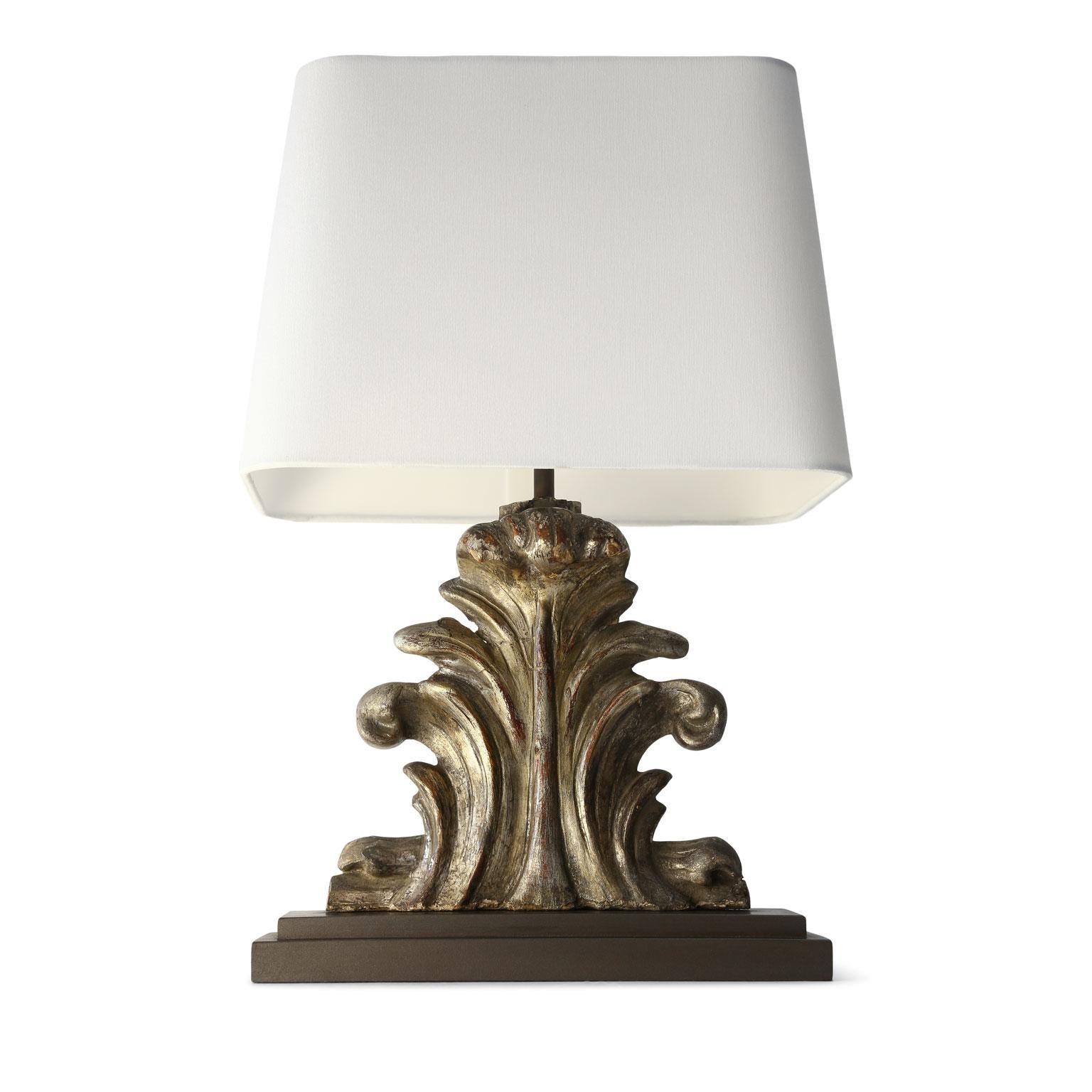 Custom Silvered Table Lamp 2