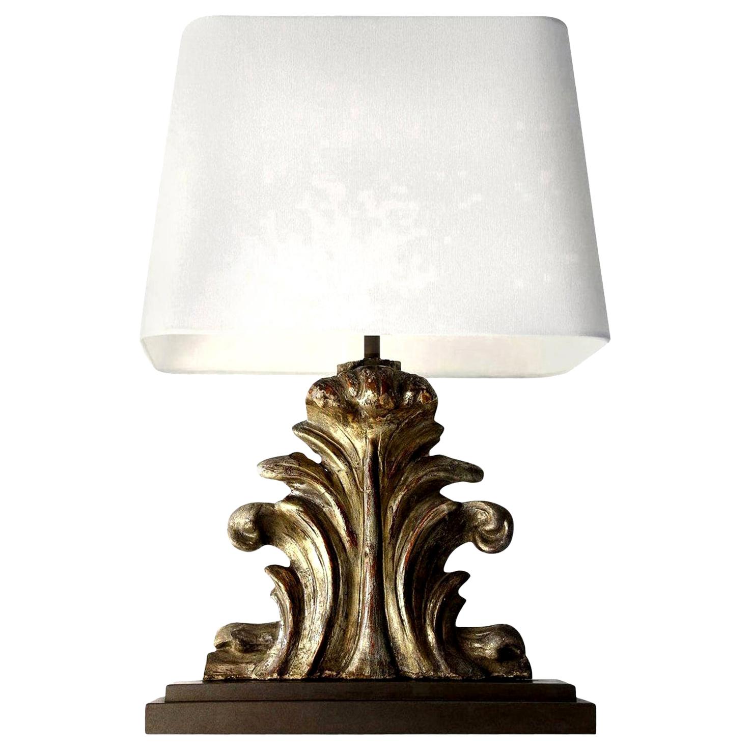Custom Silvered Table Lamp 3