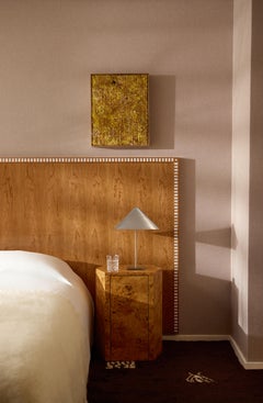 CUSTOM Size - 27" High Park Night Stand Single Right unit in Poplar Burl