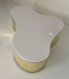Custom Size Karl Springer Free Form Coffee Table